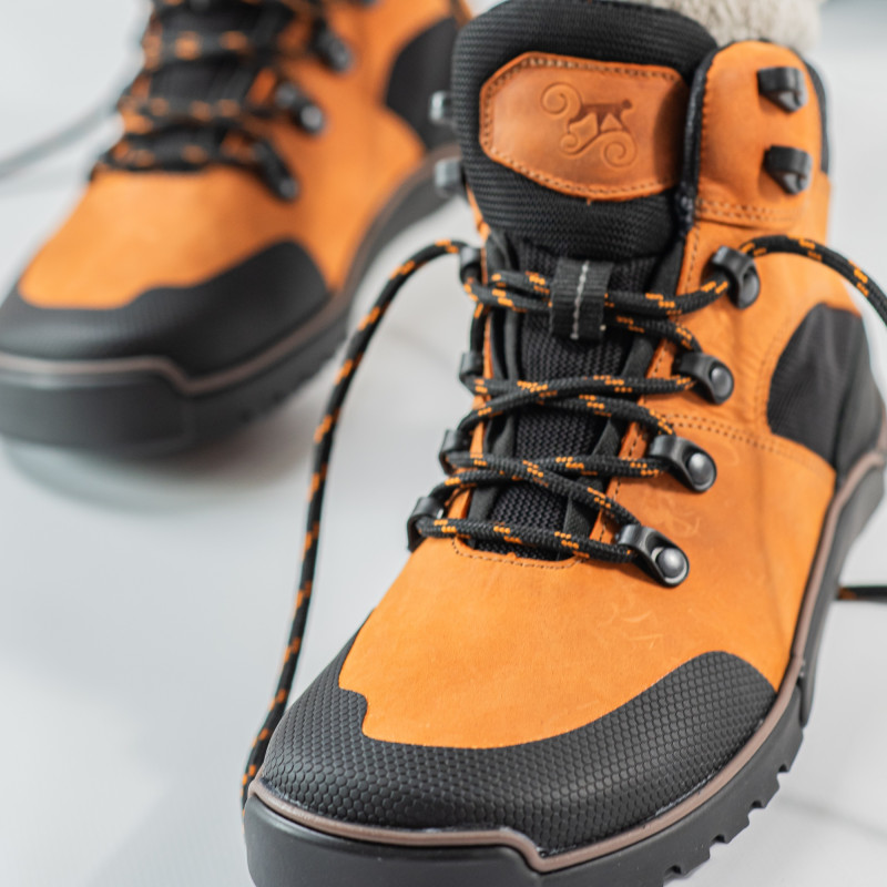 Damen barfuß wanderschuhe - LOGAN ORANGE