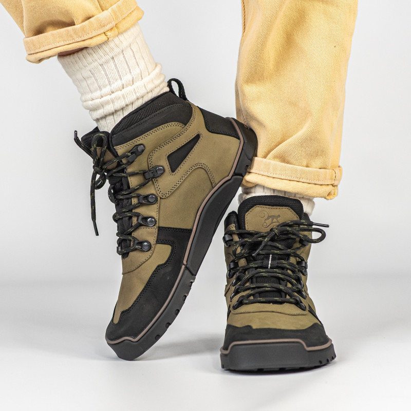 Damen barfuß wanderschuhe - SIERRA KHAKI