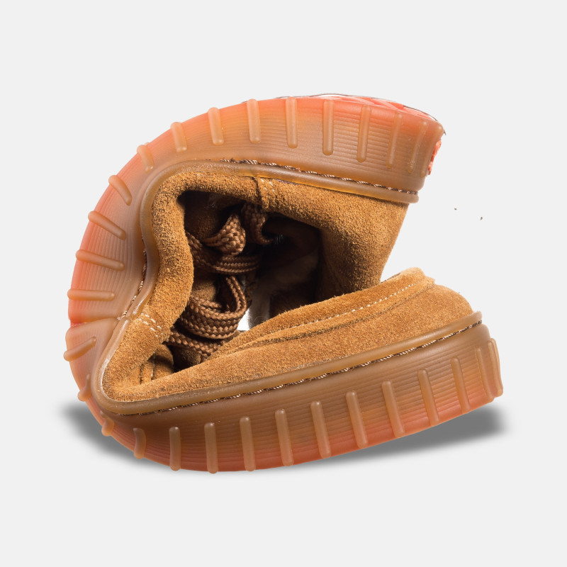 Botas barefoot de invierno para mujer - MONET LEO SUEDE