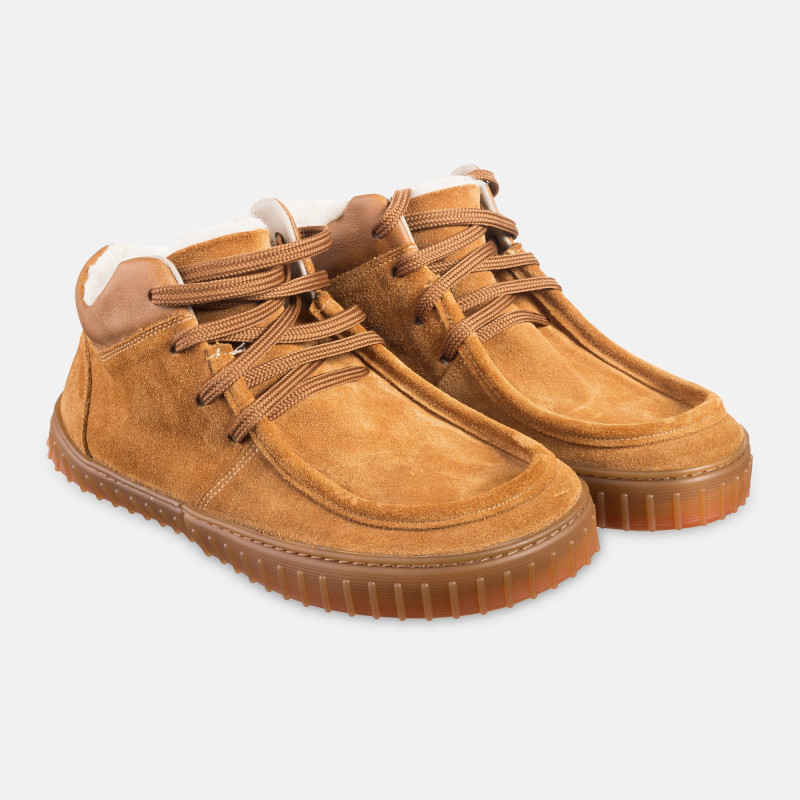 Botas barefoot de invierno para mujer - MONET CARMEL SUEDE