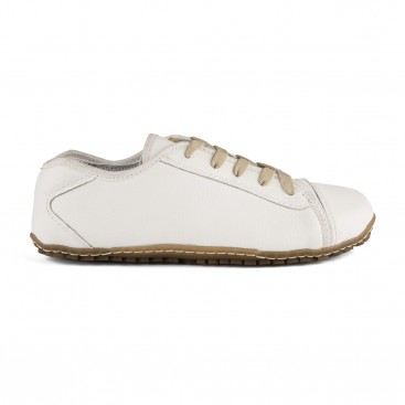 Damskie buty barefoot - Promenade White Vegan