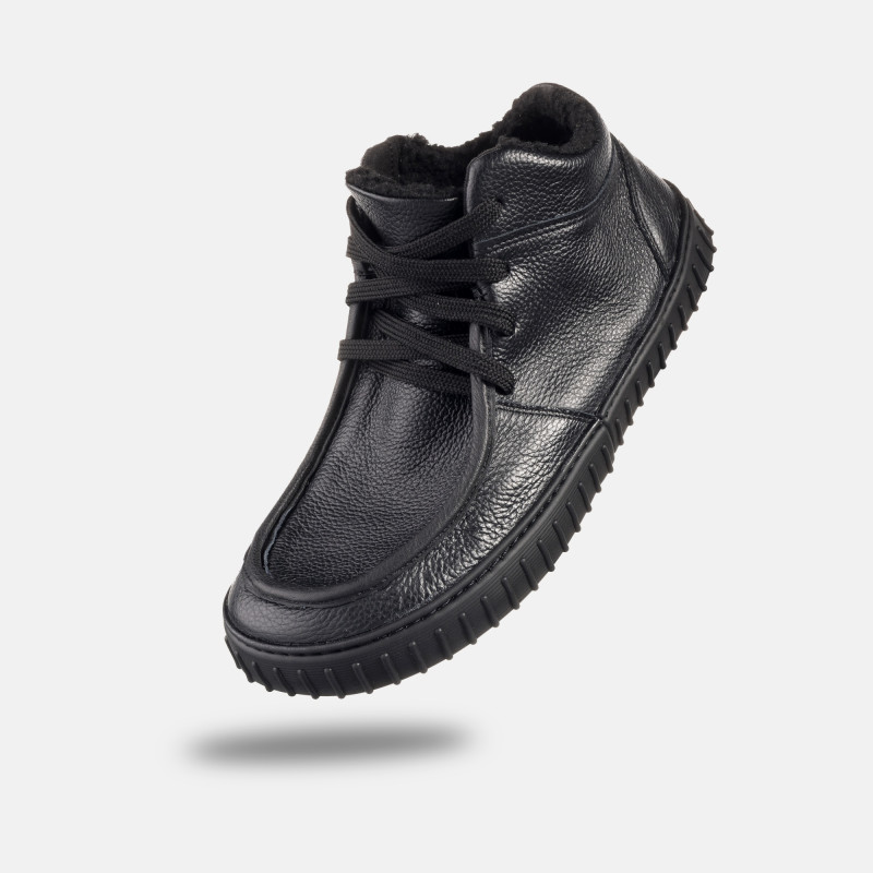 Men's winter barefoot boots  - MONET BLACK