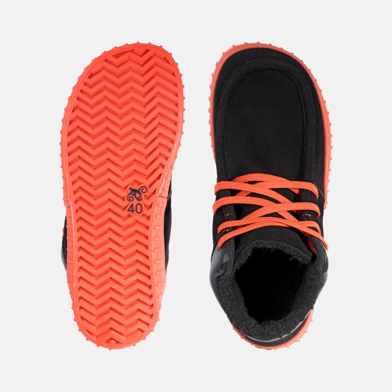 Men's winter barefoot boots  - MONET FLUO SUEDE