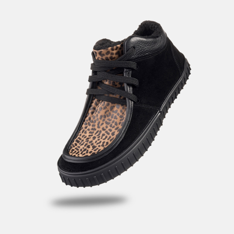 Men's winter barefoot boots  - MONET LEO SUEDE