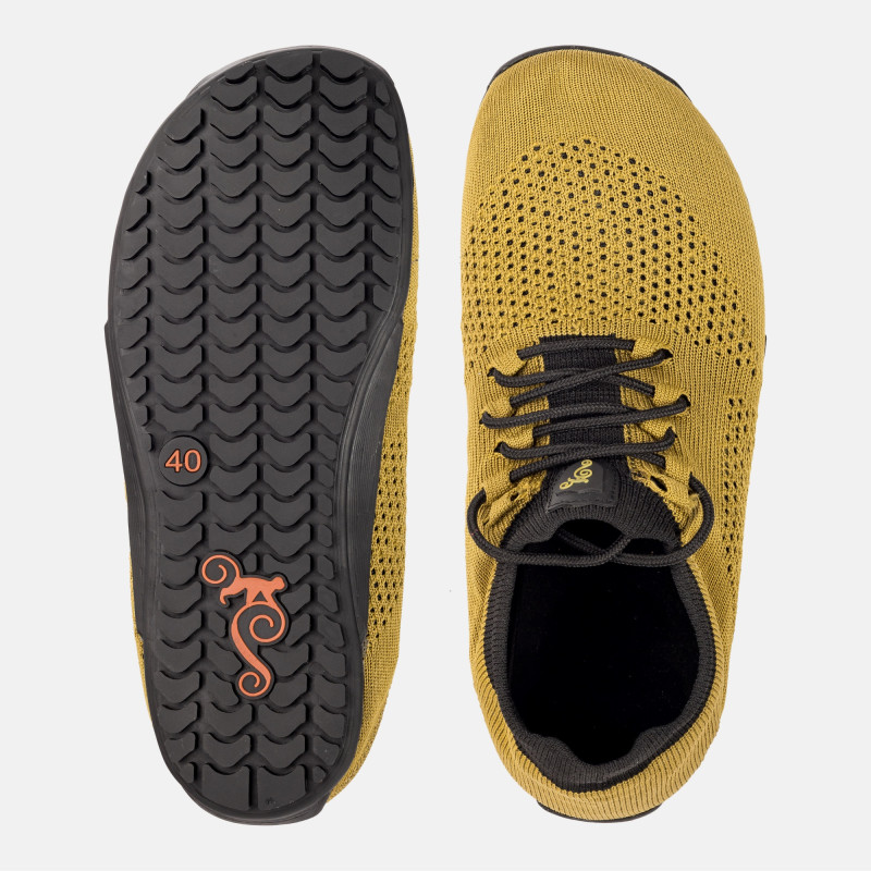 Dámské sportovní barefoot boty do posilovny - MAX YELLOW