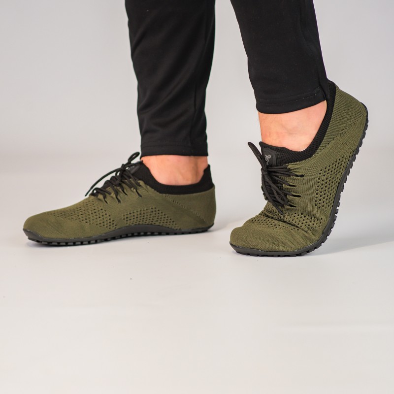Men’s barefoot sports shoes for the gym - MAX KHAKI