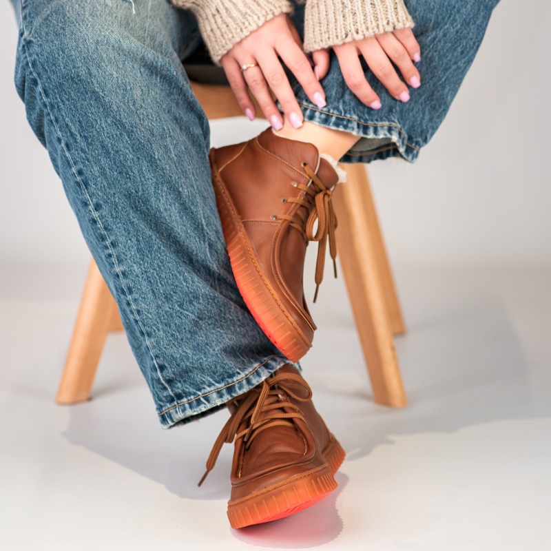 Botas barefoot de invierno para mujer - MONET CARMEL