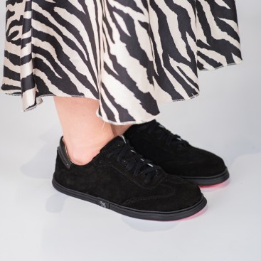 Women's Barefoot Sneakers – Blue – Natural Movement & Leather Comfort