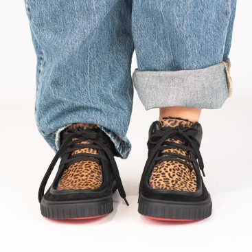 Dámské zimní barefoot boty - MONET LEO SUEDE