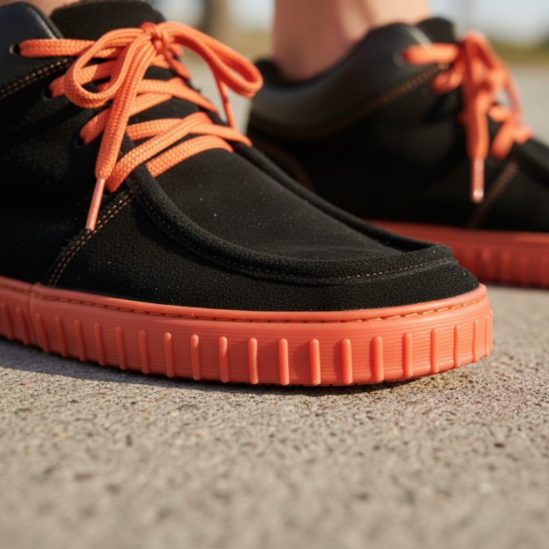 Men's winter barefoot boots  - MONET FLUO SUEDE