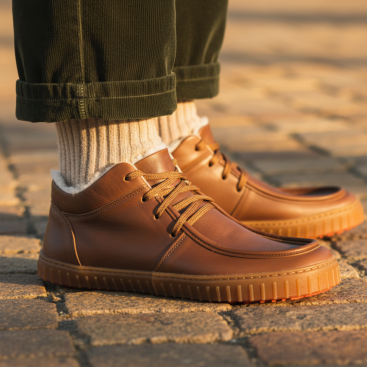 Men's winter barefoot boots  - MONET CARMEL