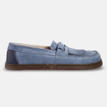Women's slip-on barefoot loafers - Pienza Indigo