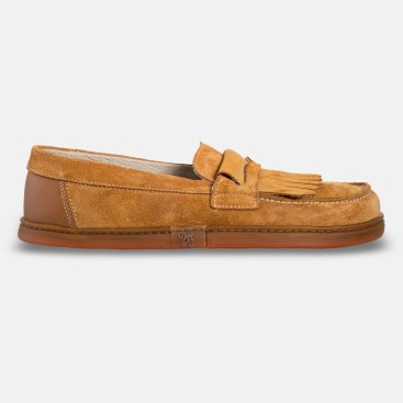 Men's slip-on barefoot loafers - Pienza Carrot