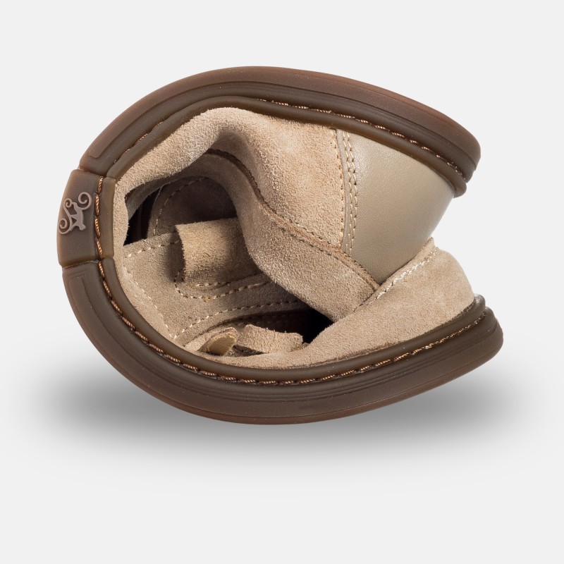 Damskie wsuwane mokasyny barefoot - Pienza Carrot