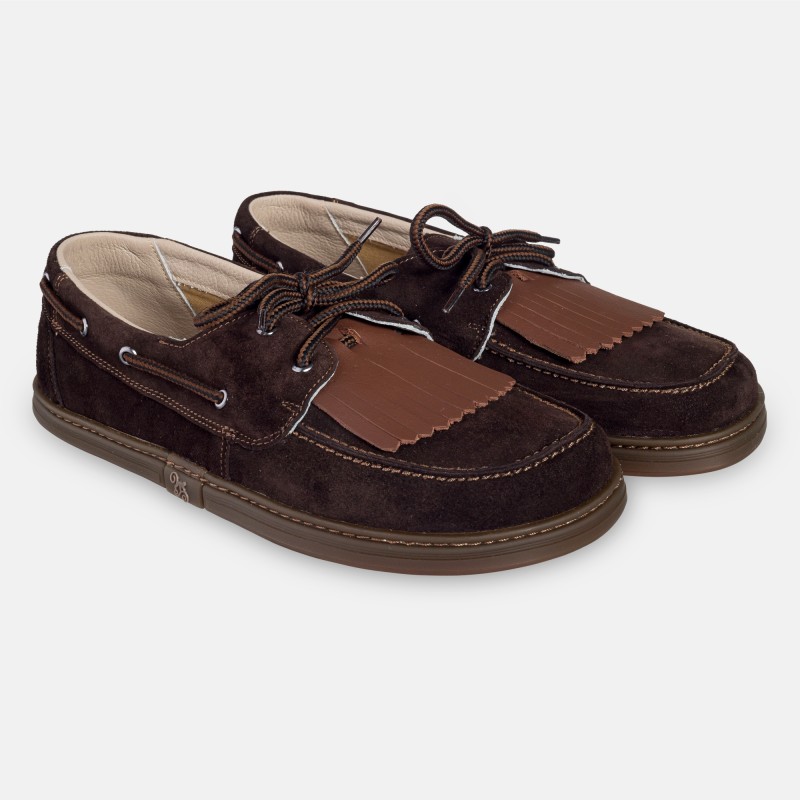 Damskie buty żeglarskie barefoot - Galeon Choco