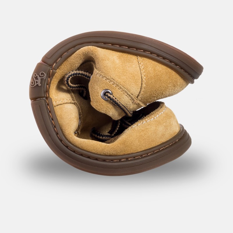 Damskie buty żeglarskie barefoot - Galeon Beige