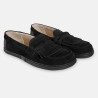 Męskie wsuwane mokasyny barefoot - Pienza Black