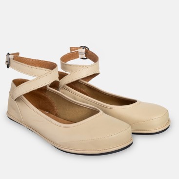 Barefoot Shoes Ballerina - Anna Beige