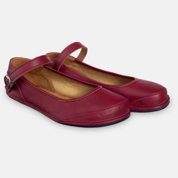 Barefoot Ballerina Shoes - Emma Burgundy