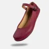 Barefoot Ballerina Shoes - Emma Burgundy