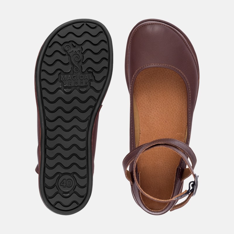 Barefoot Shoes Balerina - Anna Brown