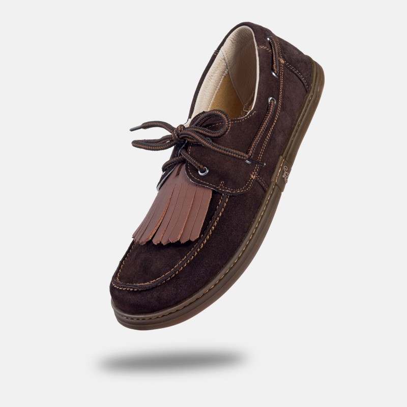 Damskie buty żeglarskie barefoot - Galeon Choco