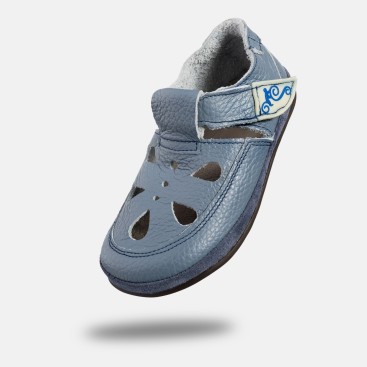 Children's barefoot sandals - COCO 2.0 BABY BLUE
