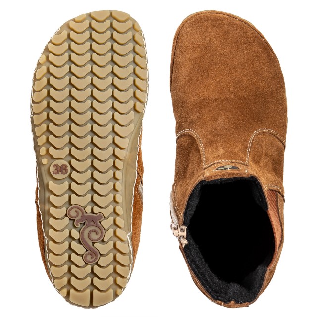 Barfußstiefel für Damen - Lupino Cognac