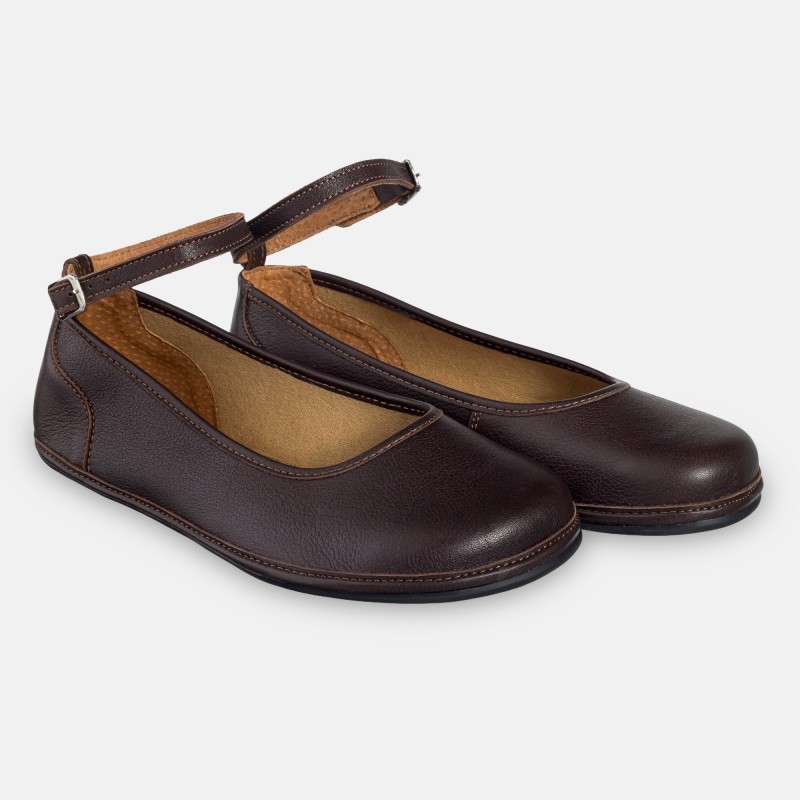 Elegant barefoot shoes for women - ADA BROWN