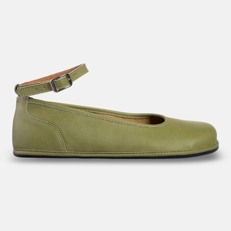 Elegant barefoot shoes for women - ADA OLIVE