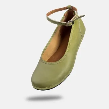 Elegant barefoot shoes for women - ADA OLIVE
