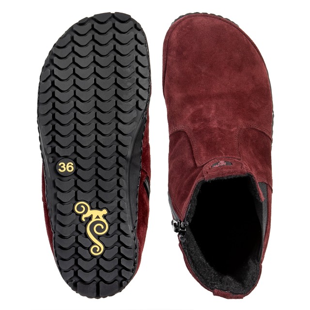 Barfußstiefel für Damen - Lupino Burgundy