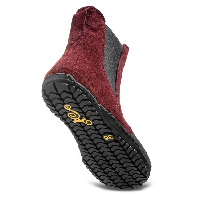 Barfußstiefel für Damen - Lupino Burgundy