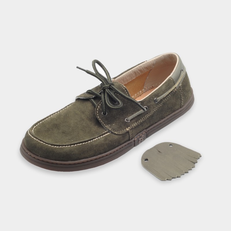 Women's barefoot boat shoes - Galeon Khaki