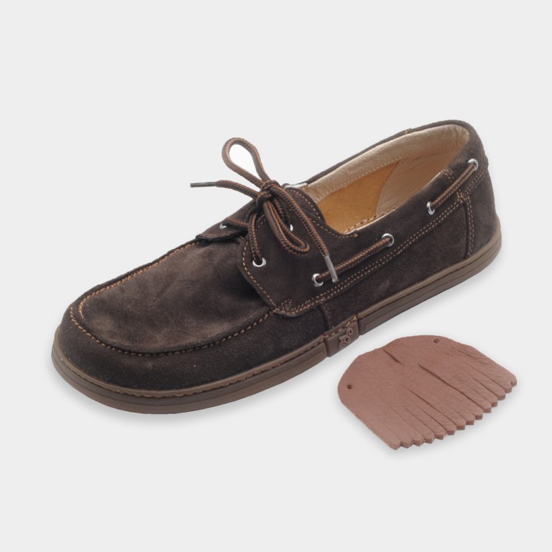 Męskie buty żeglarskie barefoot - Galeon Choco