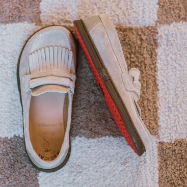 Men's slip-on barefoot loafers - Pienza Sand