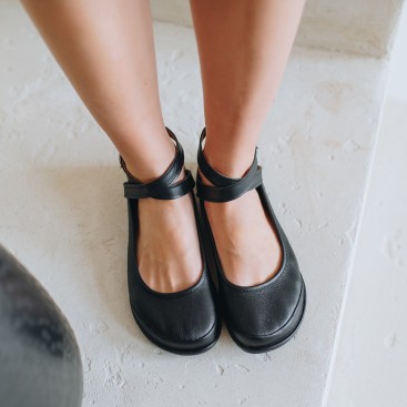 Barefoot Shoes Balerina - Anna Black