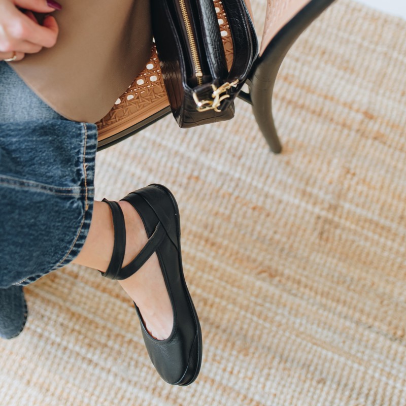 Minimalistické boty Balerina - Anna Black