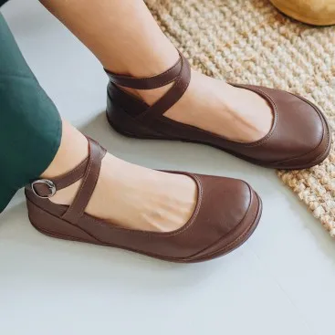 Barefoot Shoes Balerina - Anna Brown