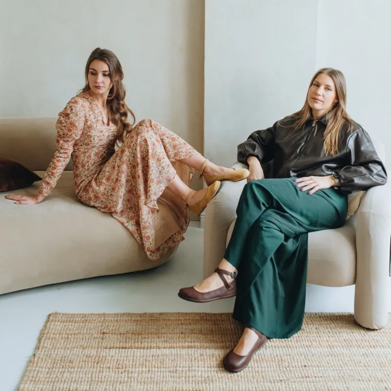 Barefoot Shoes Balerina - Anna Brown