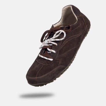 Dámské barefoot tenisky- LEGEND - BROWN SUEDE