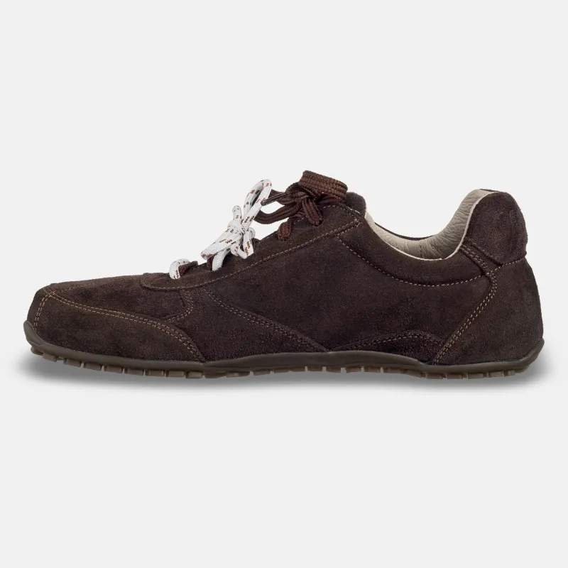 Pánské barefoot tenisky- LEGEND - BROWN SUEDE