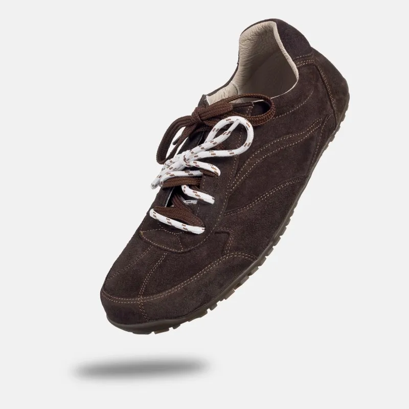 Pánské barefoot tenisky- LEGEND - BROWN SUEDE