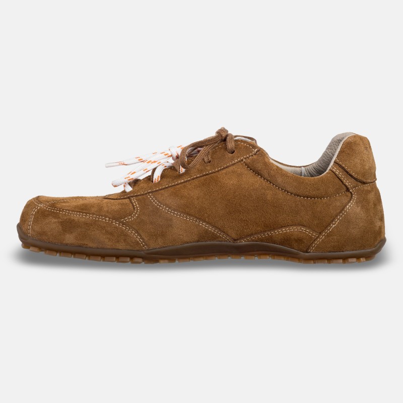 Pánské barefoot tenisky- LEGEND - COGNAC SUEDE