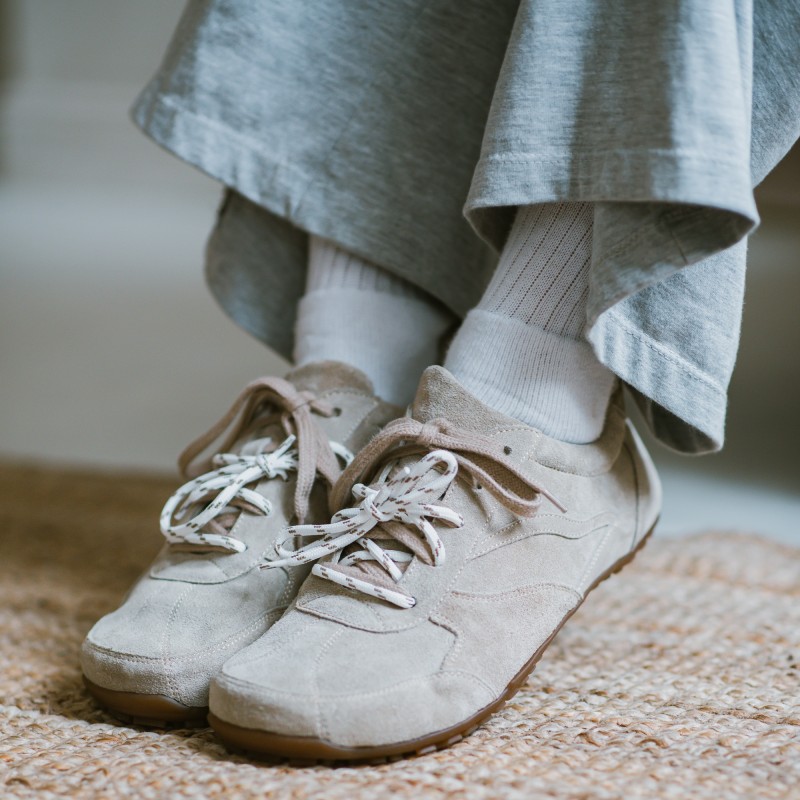 Dámské barefoot tenisky- LEGEND - SAND SUEDE