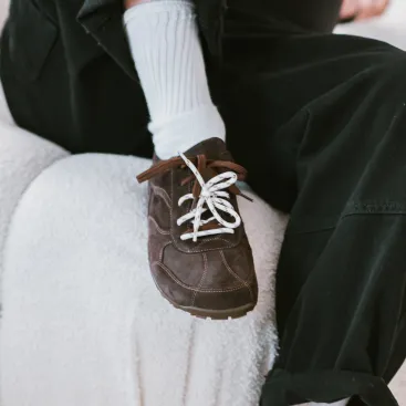 Pánské barefoot tenisky- LEGEND - BROWN SUEDE