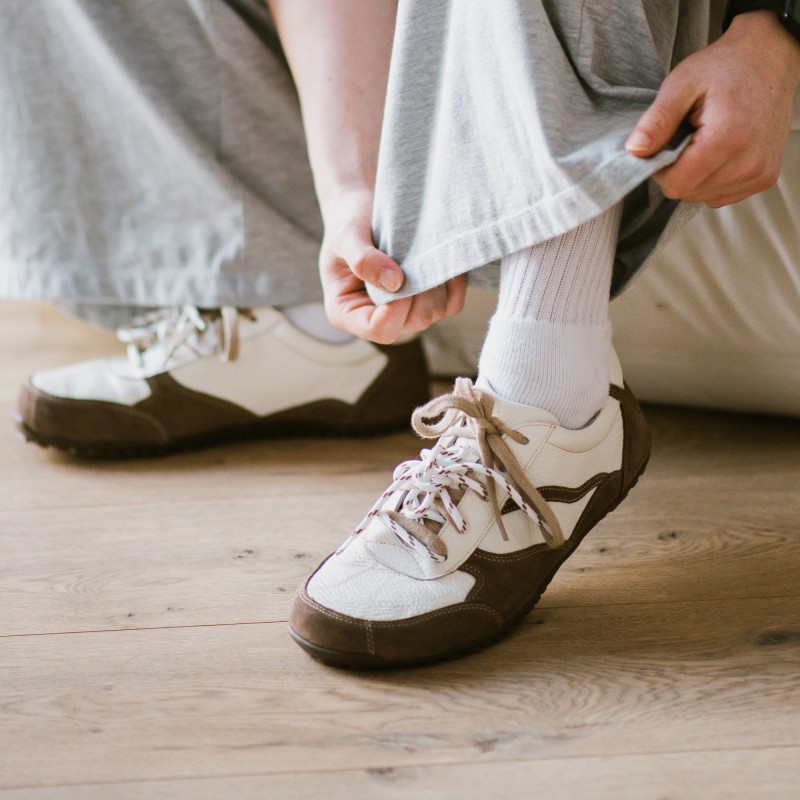 Pánské barefoot tenisky- LEGEND - TAUPE