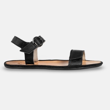 Dámské barefoot sandály z kůže - SUNNY BLACK