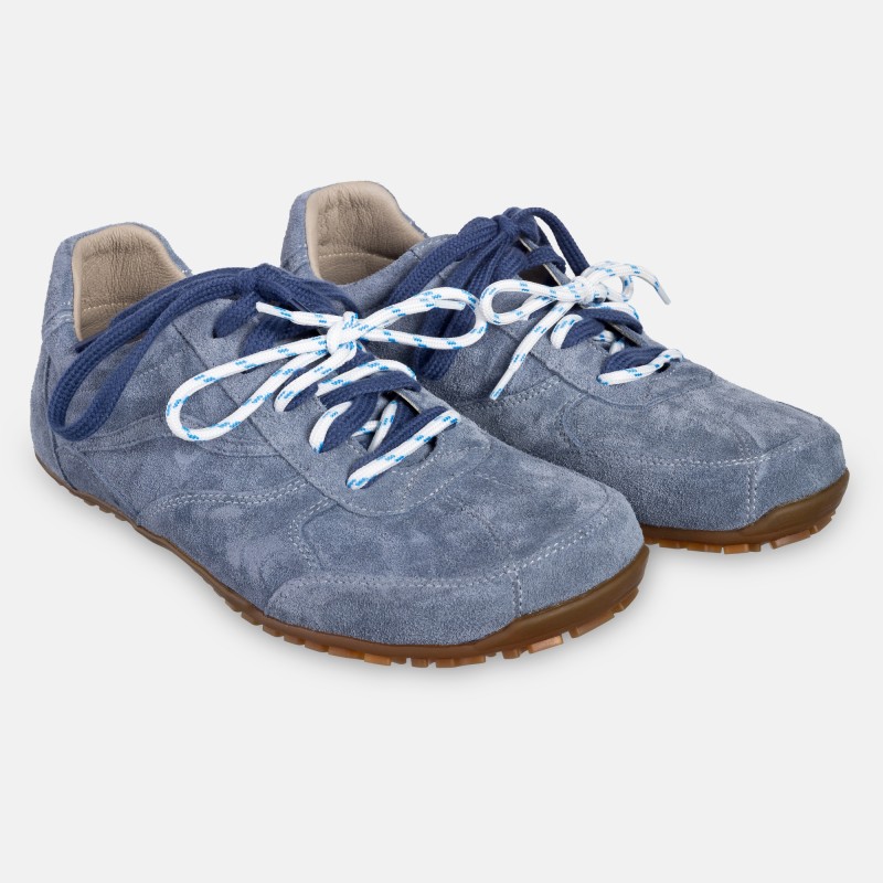 Pánské barefoot tenisky- LEGEND - INDIGO SUEDE