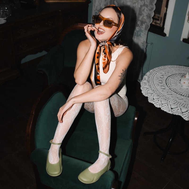 Elegantní dámské barefoot boty - ADA OLIVE